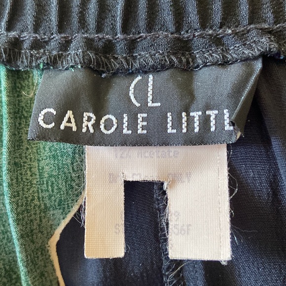 Carole Little Print Skirt Sz L - Picture 4 of 5